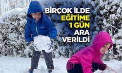 Birçok ilde eğitime 1 gün ara verildi