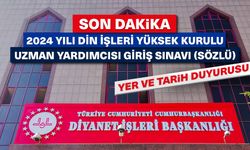 Din İşleri Yüksek Kurulu sınav yer ve tarih duyurusu