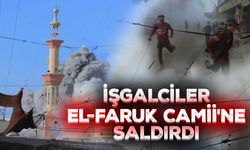 İşgalciler, El-Faruk Camii'ne hava saldırısı düzenledi