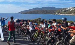 Bodrum'da pedallar cami sevgisiyle çevrildi