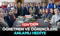 TDV'den öğretmen ve öğrencilere anlamlı hediye