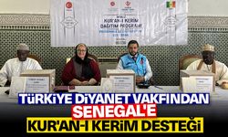 Türkiye Diyanet Vakfından Senegal'deki derneklere Kur'an-ı Kerim desteği