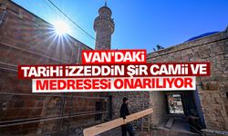 Van'daki tarihi İzzeddin Şir Camii ve Medresesi onarılıyor