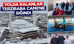 Yolda kalanlar Terzibaba Camii'ne sığındı