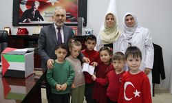 Çankırılı minikler, Filistinli kardeşlerini unutmuyor