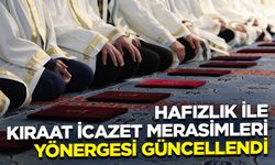 Hafızlık ile Kıraat İcazet Merasimleri Yönergesi güncellendi