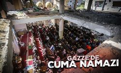 İşgalcilerin saldırıları altında cuma namazı