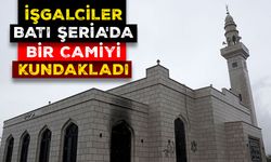 İşgalciler, Batı Şeria'da bir camiyi kundakladı