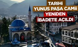 Sakarya'da onarılan tarihi Yunus Paşa Camii yeniden ibadete açıldı