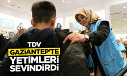 Türkiye Diyanet Vakfı, Gaziantep'te yetim çocuklara kıyafet desteğinde bulundu