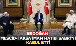 Erdoğan, Mescid-i Aksa İmam Hatibi Sabri'yi kabul etti