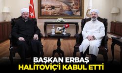 Başkan Erbaş, Halitoviç'i kabul etti