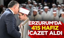 Erzurum'da 415 hafız icazet aldı