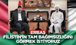 Erbaş: Filistin’in tam bağımsızlığını görmek istiyoruz