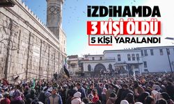 Suriye'nin başkenti Şam'daki Emevi Camii'nde çıkan izdihamda 3 kişi öldü