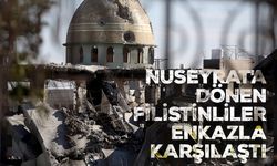 Nuseyrat'a dönen Filistinliler enkazla karşılaştı