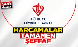 TDV: Harcamalar tamamen şeffaf