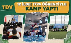 TDV, 12 ilde 1774 öğrenciyle kamp yaptı