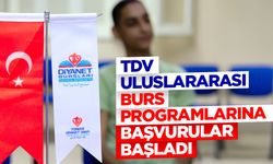 TDV Uluslararası Burs Programlarına başvurular başladı