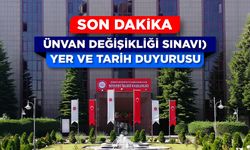 Ünvan Değişikliği (Tekniker) Sınavı (Sözlü) Yer ve Tarih Duyurusu