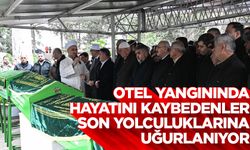 Kartalkaya'daki otel yangınında hayatını kaybedenler son yolculuklarına uğurlanıyor