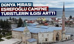 Dünya mirası Eşrefoğlu Camii'ne Koreli turistlerin ilgisi arttı