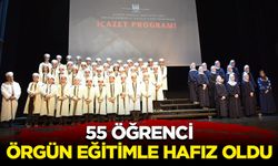 Atakum'da 55 öğrenci örgün eğitimle hafız oldu