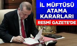 İl Müftüsü Atama kararları Resmi Gazete'de