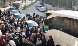 Karabük'te umreciler dualarla yola çıktı