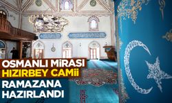 Kırklareli'nde Osmanlı mirası Hızırbey Camii ramazana hazırlandı