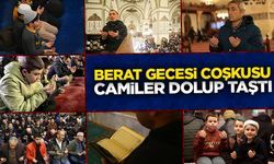 Berat Gecesi Coşkusu: Camiler Dolup Taştı