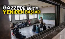 Gazze'de bir buçuk yıl aradan sonra eğitim öğretim süreci yeniden başladı