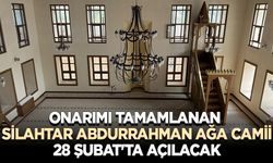 Onarımı tamamlanan Silahtar Abdurrahman Ağa Camii 28 Şubat'ta açılacak