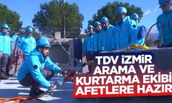 TDV İzmir Arama ve Kurtarma Ekibi afetlere hazır