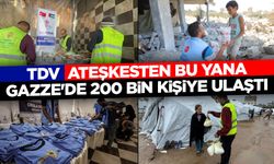 Türkiye Diyanet Vakfı ateşkesten bu yana Gazze'de 200 bin kişiye yardım ulaştırdı