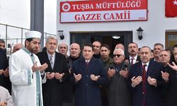 Van'da Gazze Camii dualarla açıldı