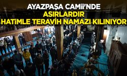 Ayazpaşa Camii'nde asırlardır hatimle teravih namazı kılınıyor