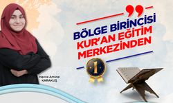 Bölge birincisi Kur'an eğitim merkezinden