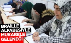 Şanlıurfalı görme engelli kadınlar, mukabele geleneğini Braille alfabesiyle sürdürüyor