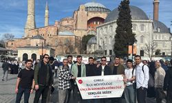 Gençler İstanbul'da tarihin izini sürdü