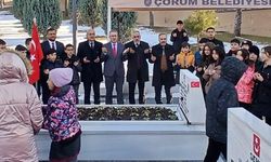 Çorum’da gençlerden şehitlere vefa