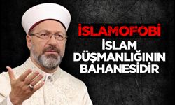 Başkan Erbaş: İslamofobi, İslam düşmanlığının bahanesidir