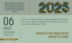 Sahur ve İftar: Oruçla Gelen Bereket ve Sevinç