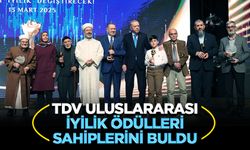 TDV Uluslararası İyilik Ödülleri sahiplerini buldu