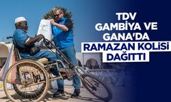 Türkiye Diyanet Vakfı Gambiya ve Gana'da ramazan kolisi dağıttı