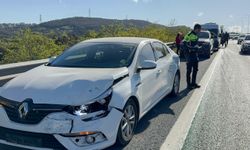Kuzey Marmara Otoyolu'nda zincirleme trafik kazasında 8 araçta hasar oluştu
