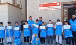 Karatay'da gençlerden çevre farkındalığı