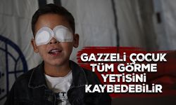 Gazze’de patlamada bir gözünü kaybeden 7 yaşındaki çocuk, tüm görme yetisini kaybedebilir