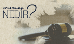 Ef’al-i Mükellefin nedir?