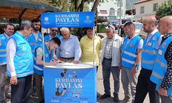 Anamur'da vekaletle kurban bağış ve tanıtım standı açıldı